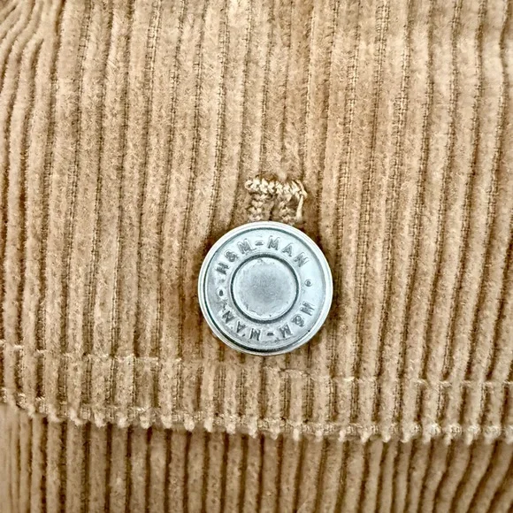 Men’s XS H&M Teddy Lined Sherpa Corduroy Jacket - Picture 9 of 11